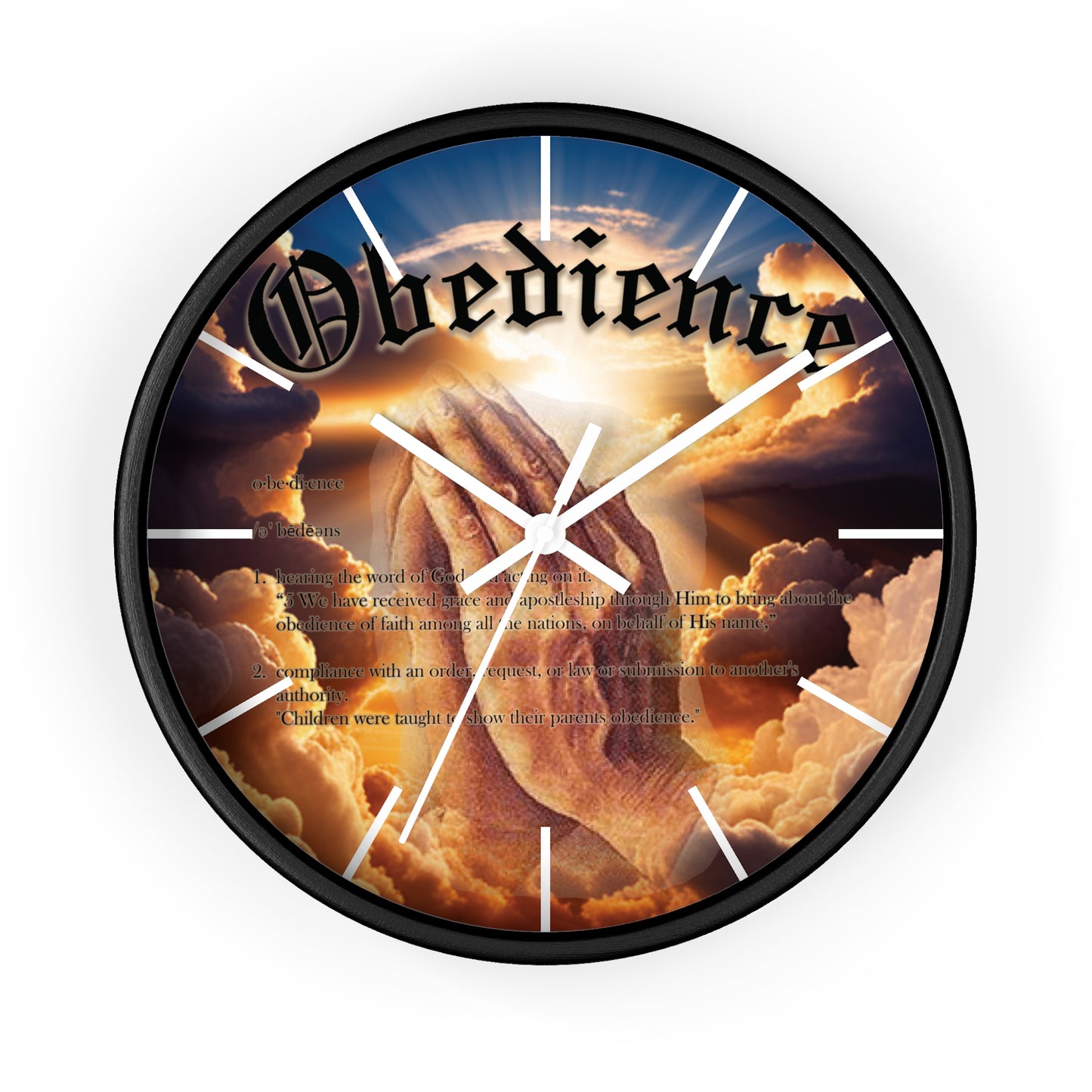 Obedience Wall Clock